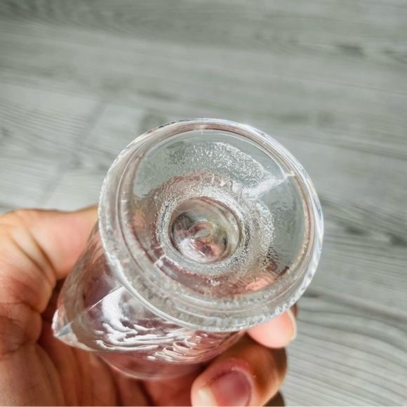 Vintage clear Glass Hen Chicken Egg Cup Holder made in France 2.75 “ figurine - Picture 4 of 7